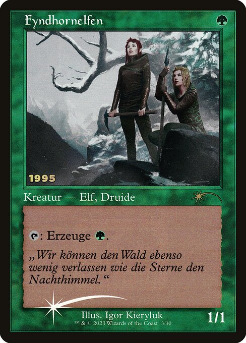 Fyndhorn Elves (DE Exclusive) - 30th Anniversary Play Promos #3