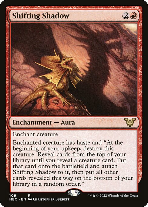 Shifting Shadow - Neon Dynasty Commander #109