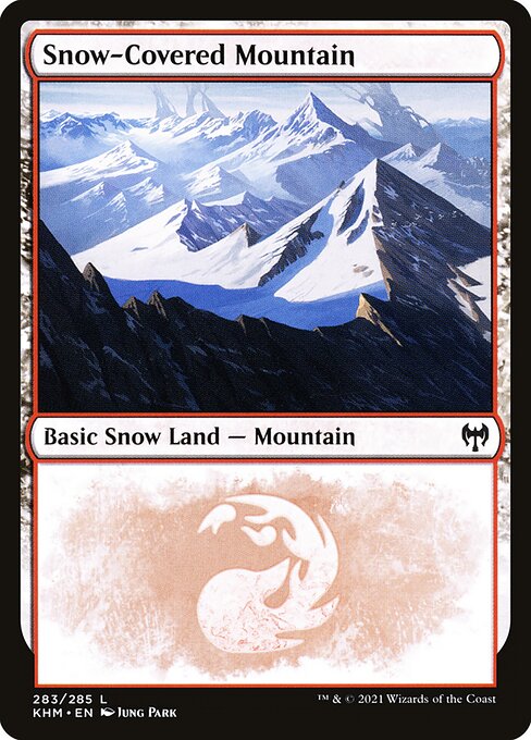 Snow-Covered Mountain (283) - Kaldheim #283
