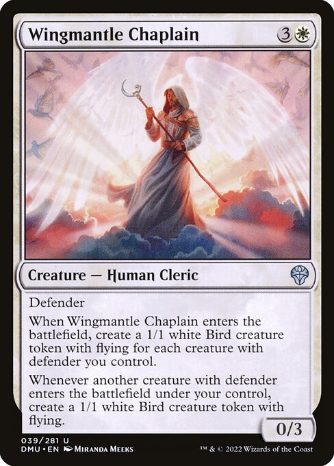 Wingmantle Chaplain - Dominaria United #39