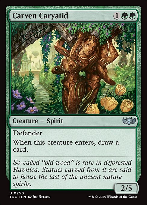 Carven Caryatid - Tarkir: Dragonstorm Commander #250