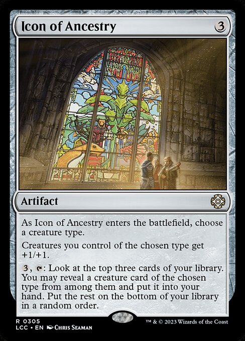 Icon of Ancestry - The Lost Caverns of Ixalan Commander #305