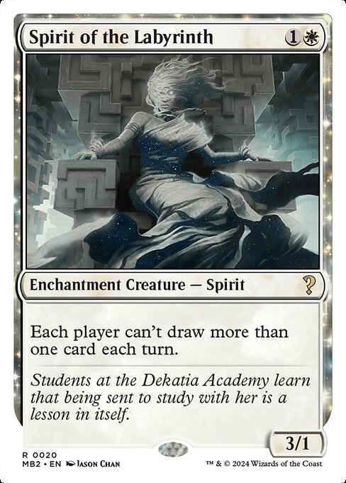 Spirit of the Labyrinth (White Border) - Mystery Booster 2 #20