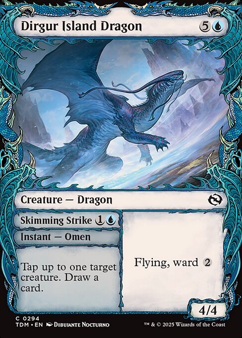 Dirgur Island Dragon (Showcase) - Tarkir: Dragonstorm: - 294 - Near Mint Foil
