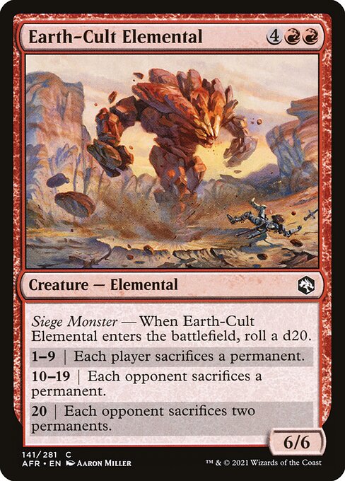Earth-Cult Elemental - Adventures in the Forgotten Realms #141