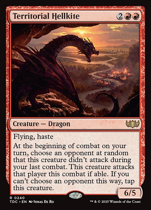 Territorial Hellkite - Tarkir: Dragonstorm Commander #240