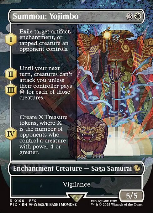 Summon: Yojimbo (Borderless) - Final Fantasy Commander #196