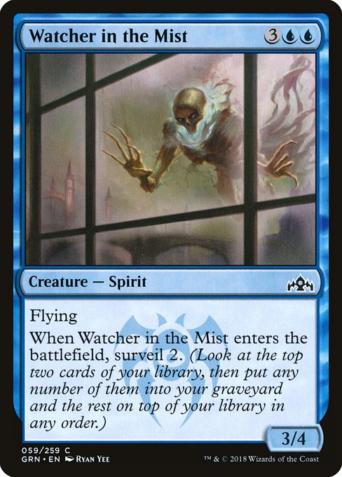 Watcher in the Mist - Guilds of Ravnica #59