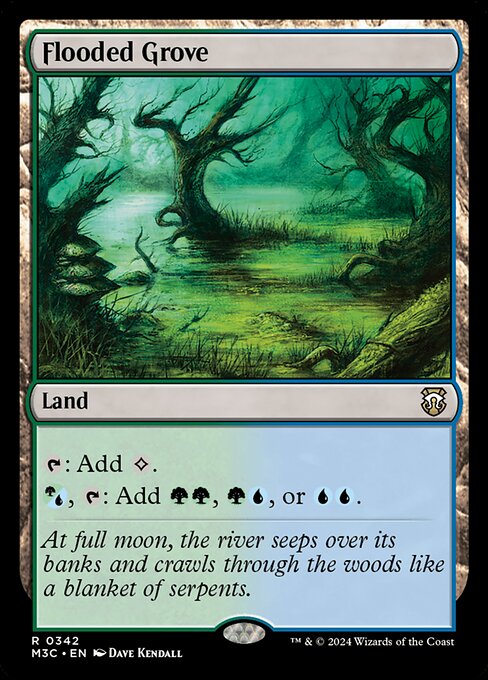Flooded Grove - Modern Horizons 3 Commander #342