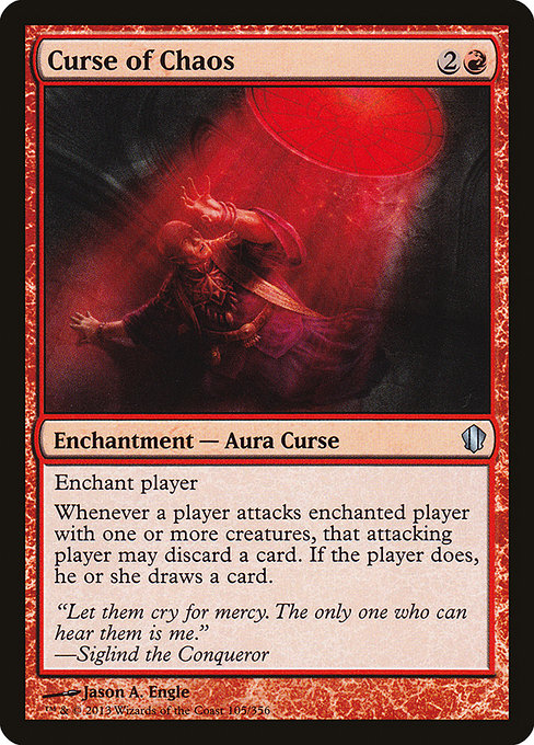 Curse of Chaos - Commander 2013 #105
