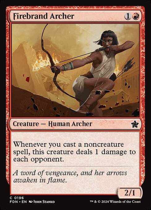 Firebrand Archer - Foundations #196