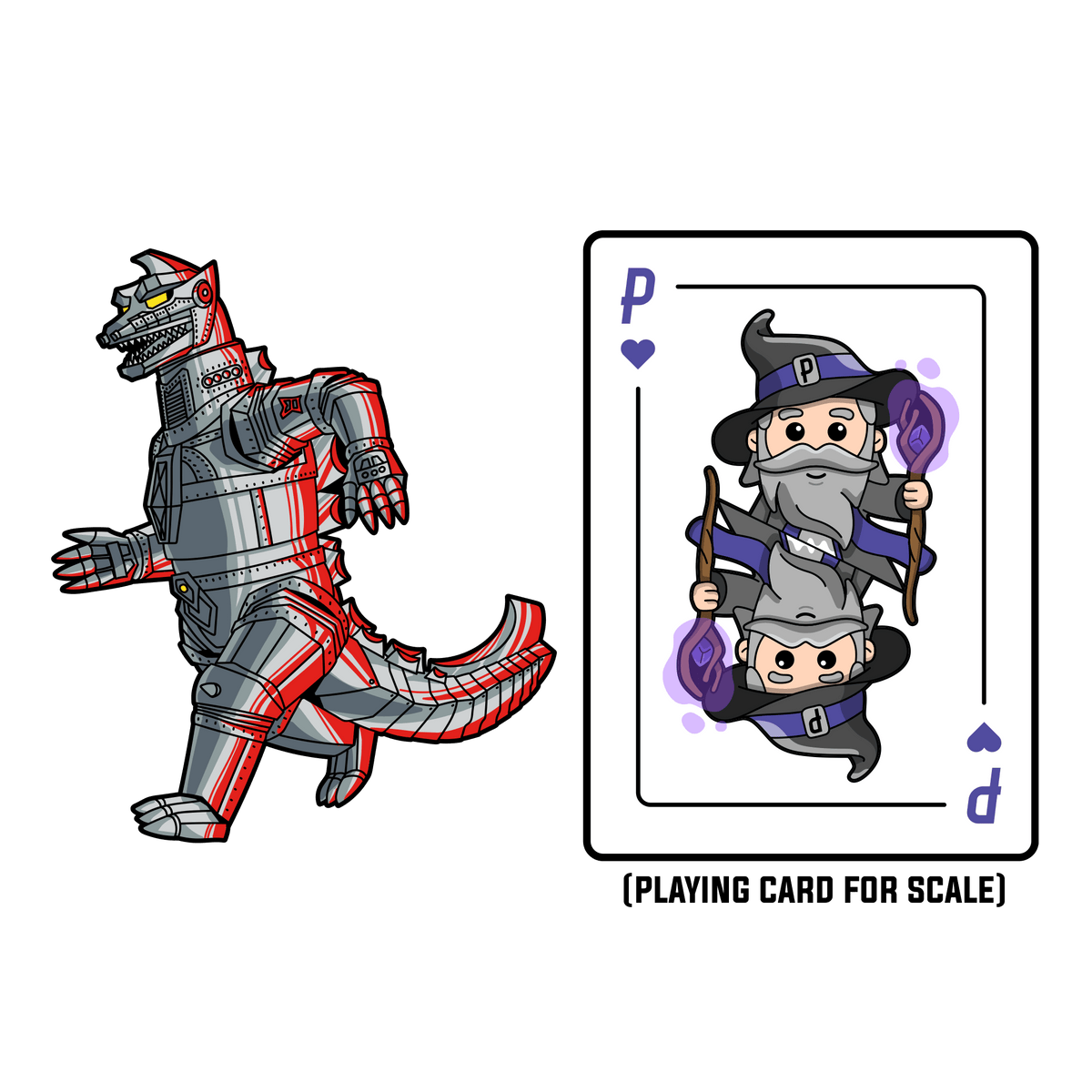 Mechagodzilla XL AR Pin (Showa Era)