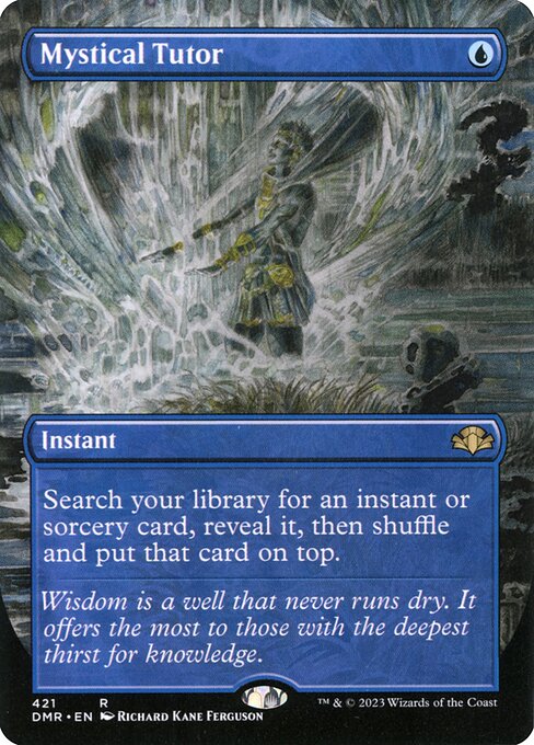 Mystical Tutor (Borderless) - Dominaria Remastered #421
