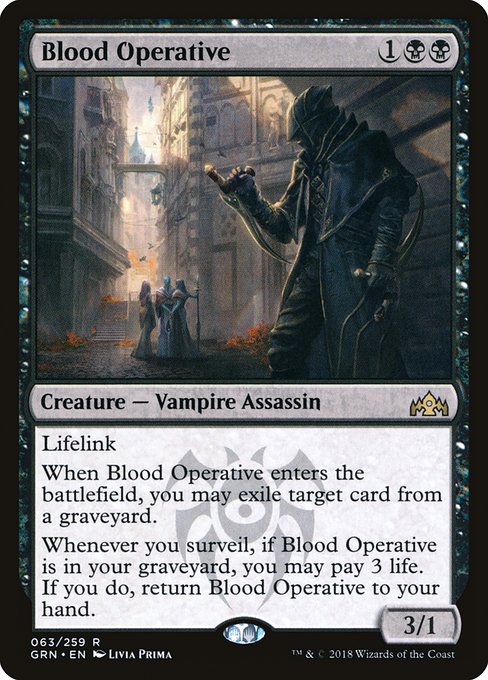 Blood Operative - Guilds of Ravnica:  - 63 - Lightly Played