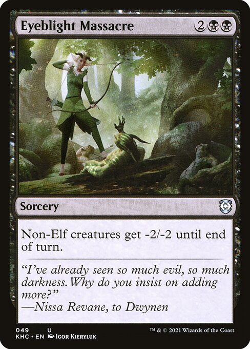 Eyeblight Massacre - Kaldheim Commander #49