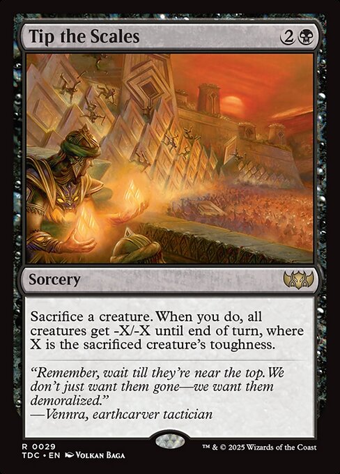 Tip the Scales - Tarkir: Dragonstorm Commander #29