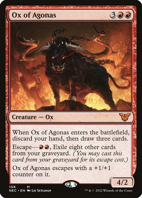 Ox of Agonas - Neon Dynasty Commander #108