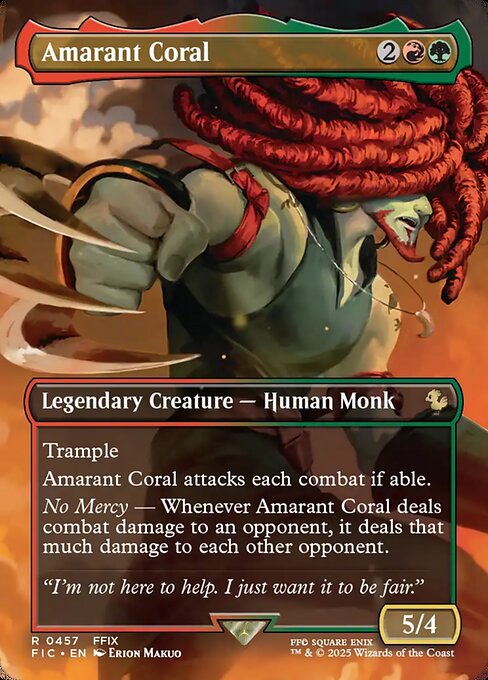 Amarant Coral (Borderless) - Final Fantasy Commander #457