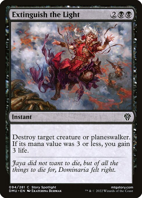 Extinguish the Light - Dominaria United #94