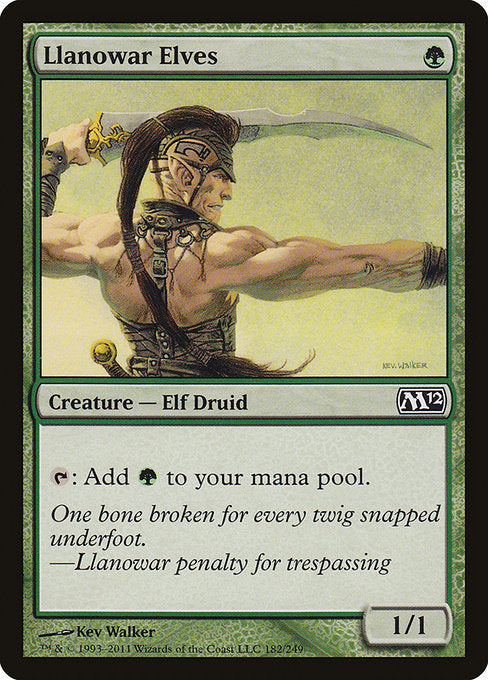 Llanowar Elves - Magic 2012 #182