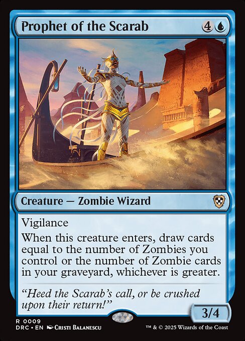 Prophet of the Scarab - Aetherdrift Commander #9