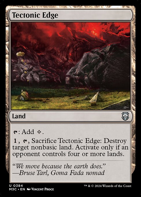 Tectonic Edge - Modern Horizons 3 Commander #384