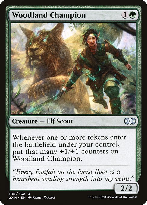 Woodland Champion - Double Masters:  - 188 - Near Mint Foil