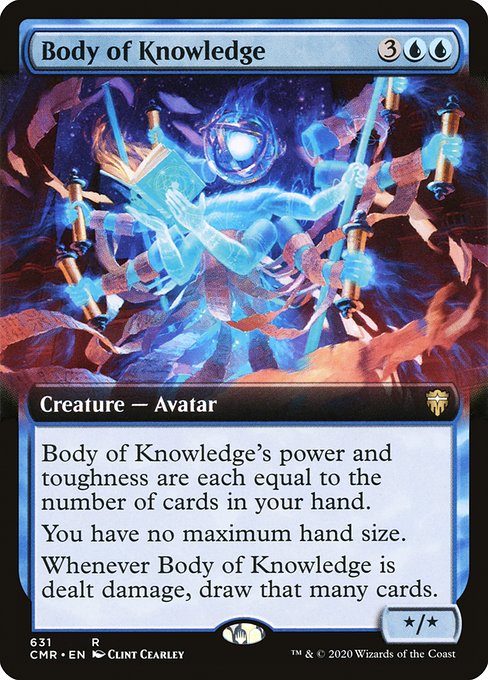 Body of Knowledge (Extended Art) - Commander Legends #631
