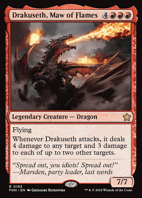 Drakuseth, Maw of Flames - Foundations #193