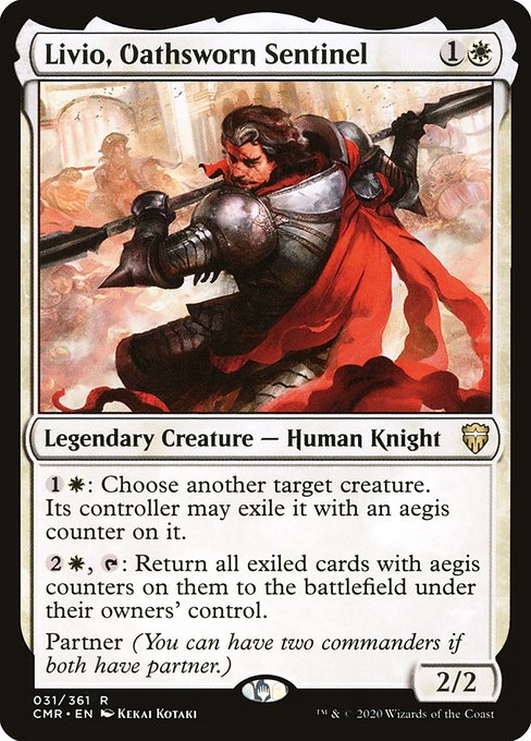 Livio, Oathsworn Sentinel - Commander Legends #31