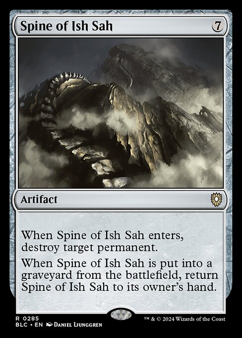 Spine of Ish Sah - Bloomburrow Commander #285