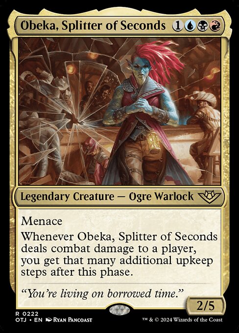 Obeka, Splitter of Seconds - Outlaws of Thunder Junction #222