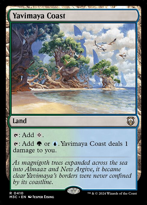 Yavimaya Coast - Modern Horizons 3 Commander #410