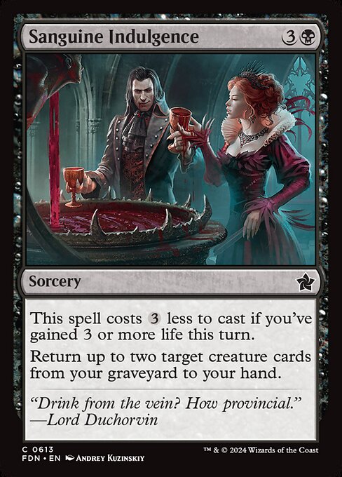 Sanguine Indulgence - Foundations #613