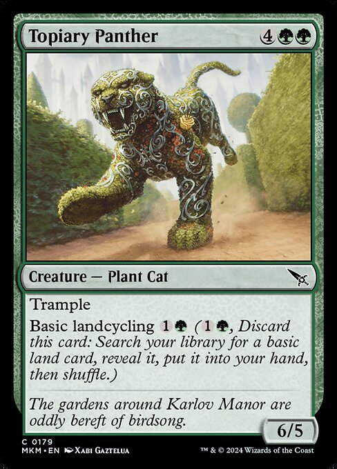 Topiary Panther - Murders at Karlov Manor #179