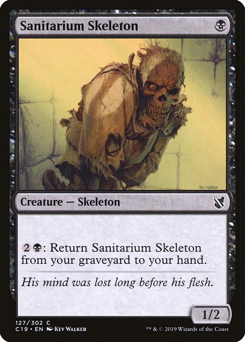 Sanitarium Skeleton - Commander 2019 #127