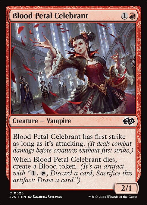 Blood Petal Celebrant - Foundations Jumpstart:  - 523 - Near Mint