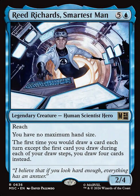 Reed Richards, Smartest Man - Marvel Super Heroes Commander #636