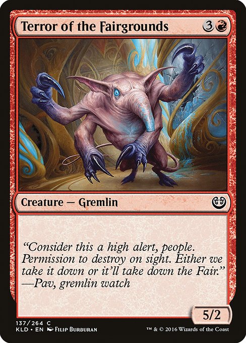 Terror of the Fairgrounds - Kaladesh #137