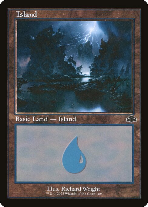 Island (405) (Retro Frame) - Dominaria Remastered #405