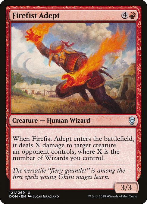Firefist Adept - Dominaria #121