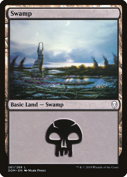Swamp (261) - Dominaria #261