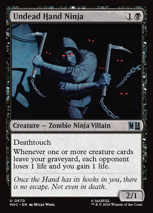 Undead Hand Ninja - Marvel Super Heroes Commander #670