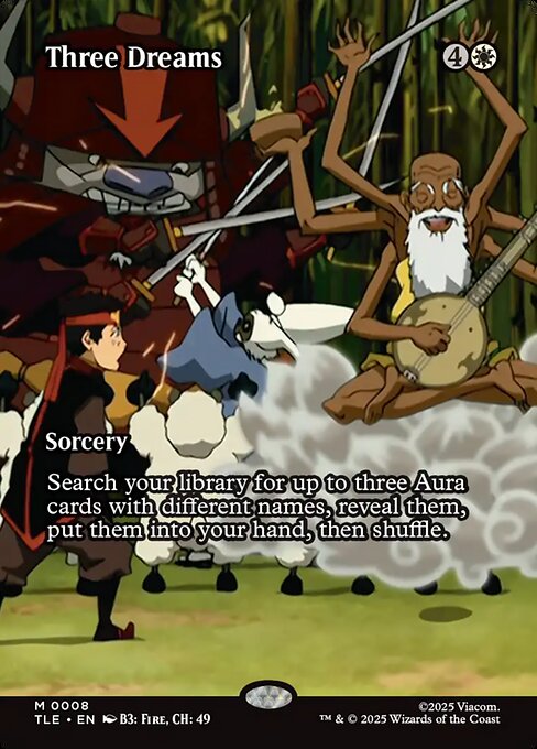 Three Dreams (Borderless) - Avatar: The Last Airbender Eternal #8