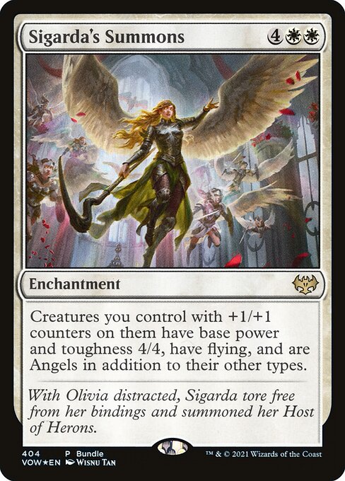 Sigarda's Summons (VOW Bundle) - Innistrad: Crimson Vow #404