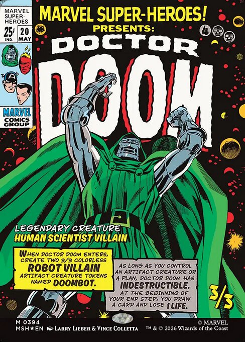 Doctor Doom (Borderless) (0394) - Marvel Super Heroes #394
