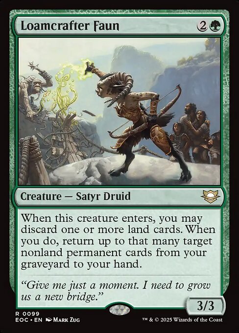 Loamcrafter Faun - Edge of Eternities Commander #99