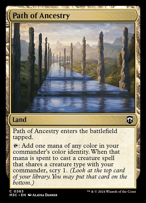 Path of Ancestry - Modern Horizons 3 Commander #363