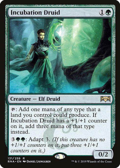 Incubation Druid - Ravnica Allegiance #131