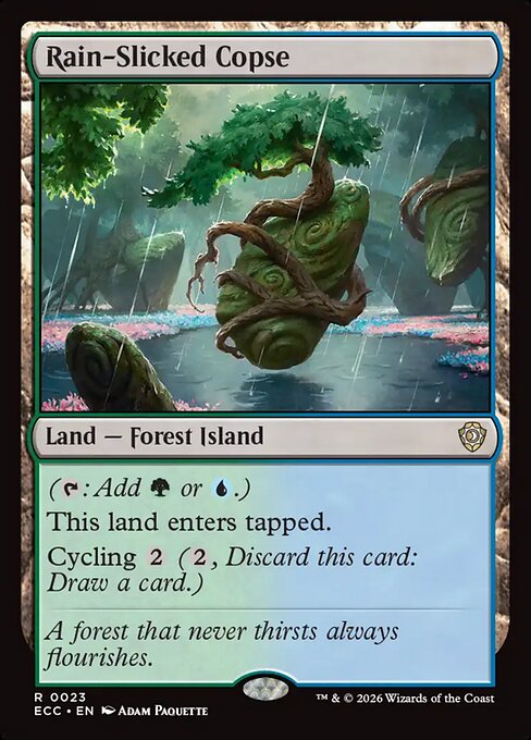 Rain-Slicked Copse - Lorwyn Eclipsed Commander #23
